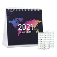 Akihi Standing Desk Calendar 2020 Academic Year,12 Monthly Planner with Tabs Double Sided Designs,9.5 /× 6.5 inches,Thick Paper